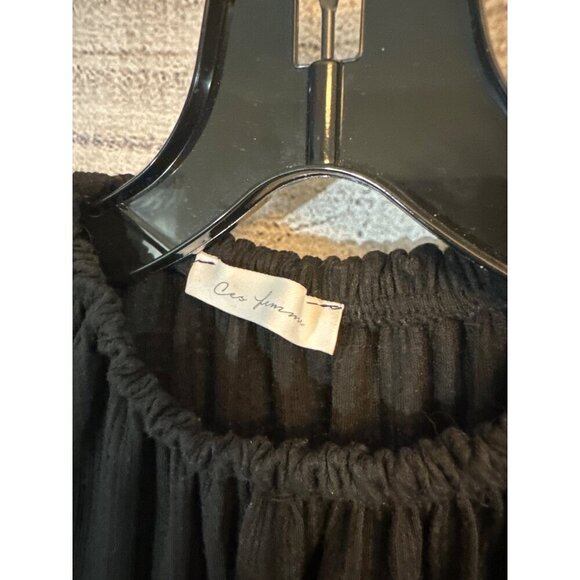 Ces Femme Sleeveless Ruffle Top Size M - Picture 2 of 4
